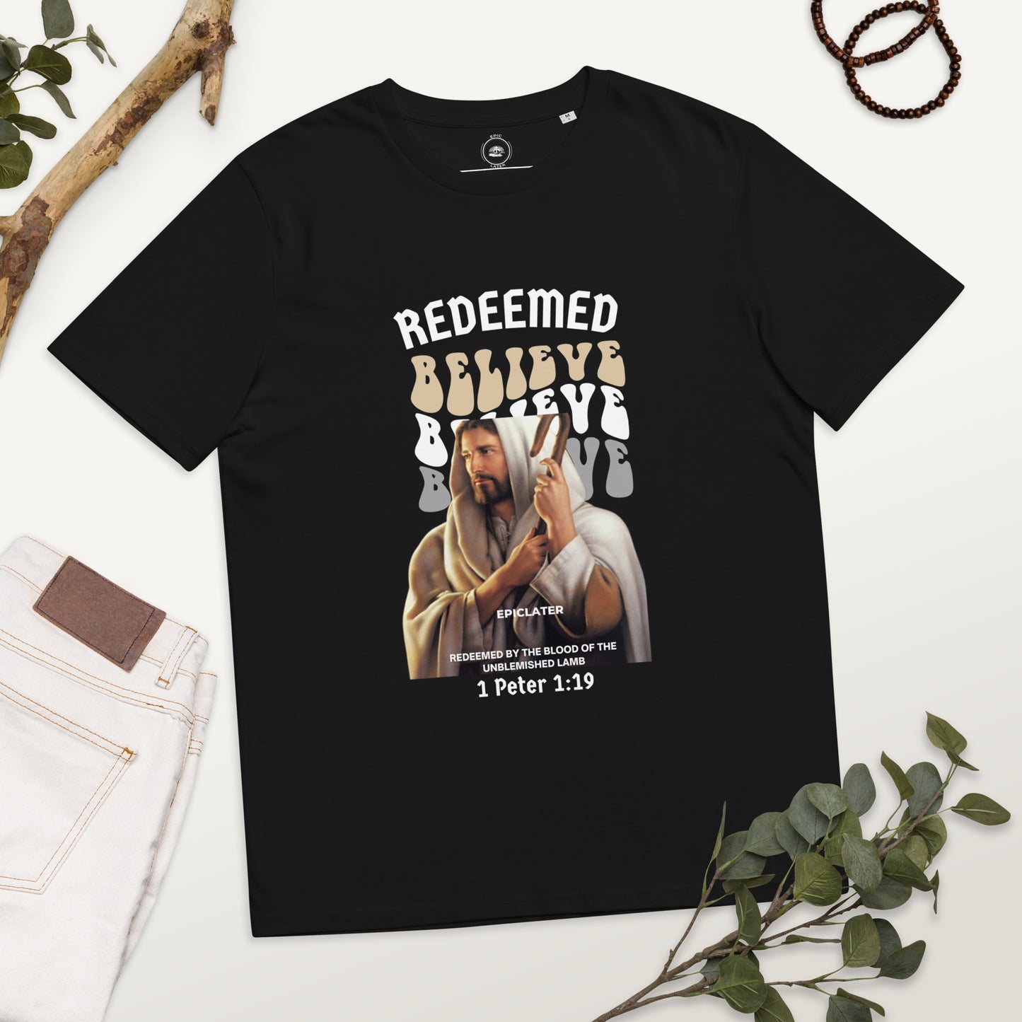 REDEEMED Unisex organic cotton t-shirt