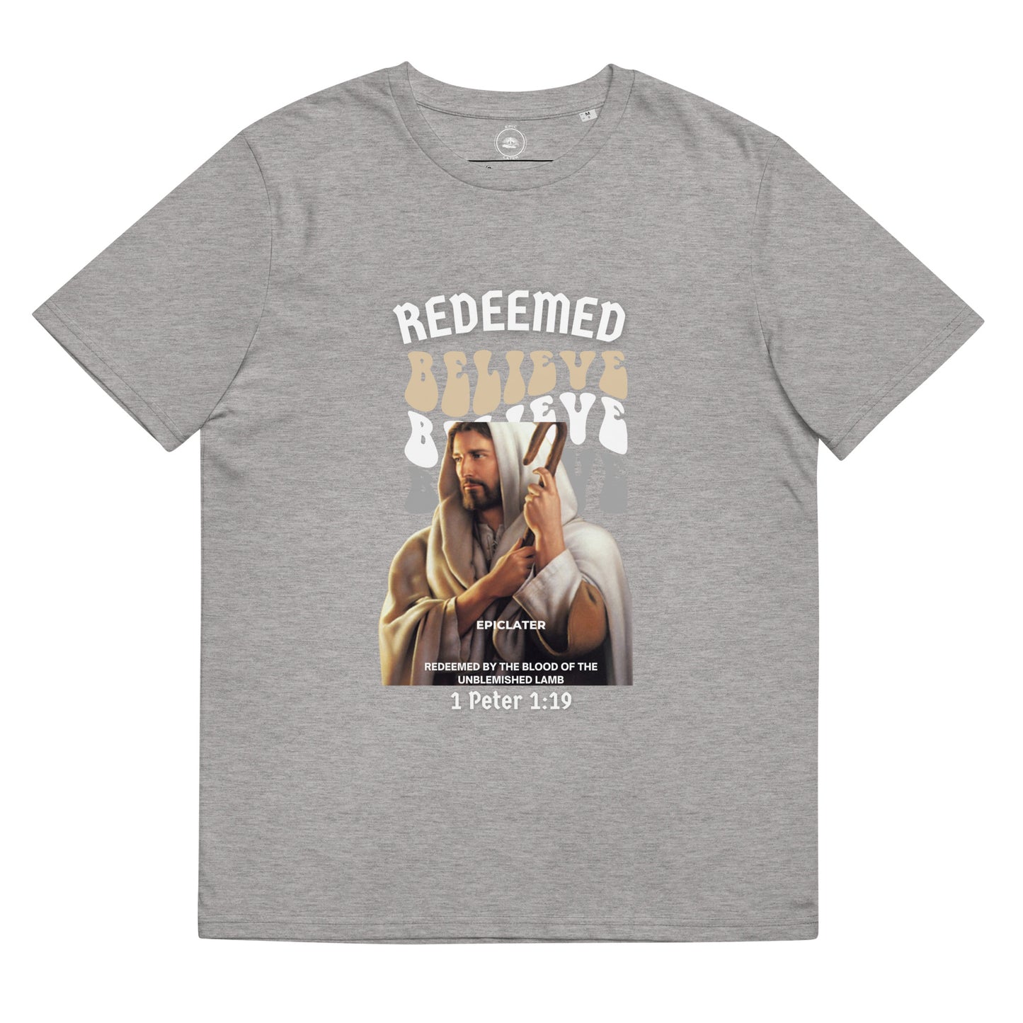 REDEEMED Unisex organic cotton t-shirt