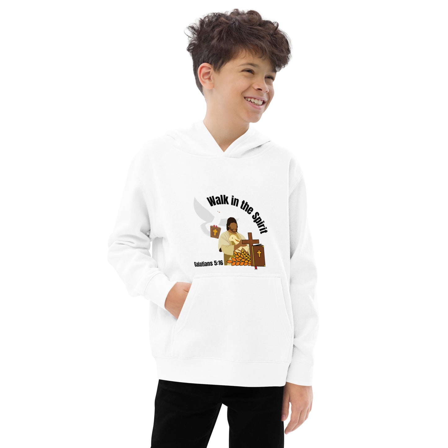 Walk in Spirit Kids fleece hoodie