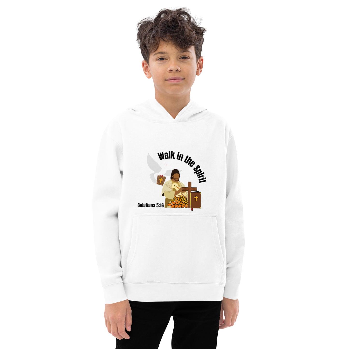 Walk in Spirit Kids fleece hoodie