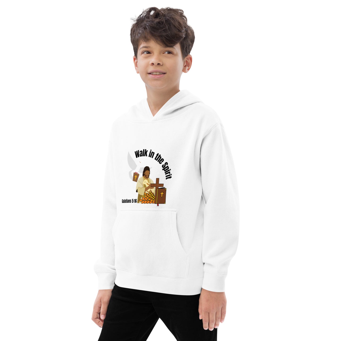 Walk in Spirit Kids fleece hoodie